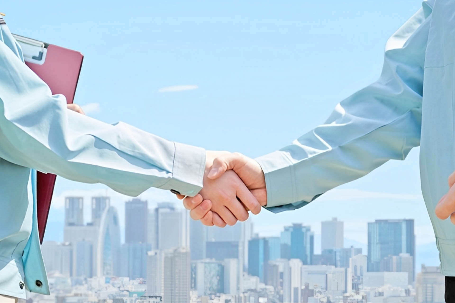 協力会社募集画像